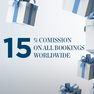 NH Hotels are offering 15% commission on all bookings worldwide