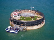Take to the water at No Man's Fort in the Solent